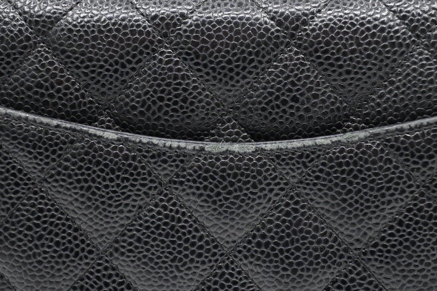 Chanel Wallet on Chain in Black MattelassÃÂ© Caviar Leather