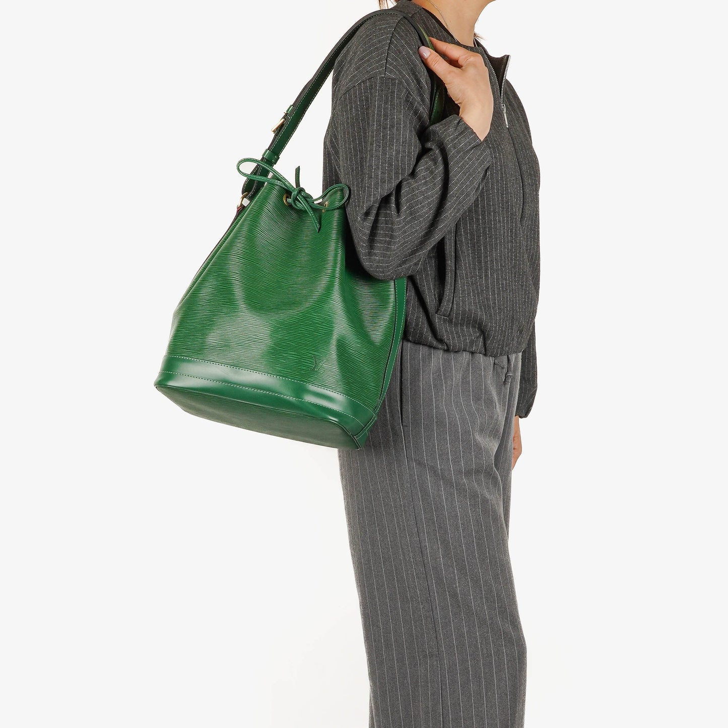 Louis Vuitton Noe Grande GM Green Epi Leather Shoulder Bag