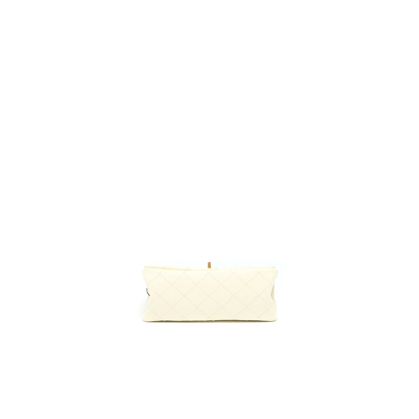 Chanel 20A Mini 2.55 Reissue Flap Bag Aged Calfskin Creamy White Brushed