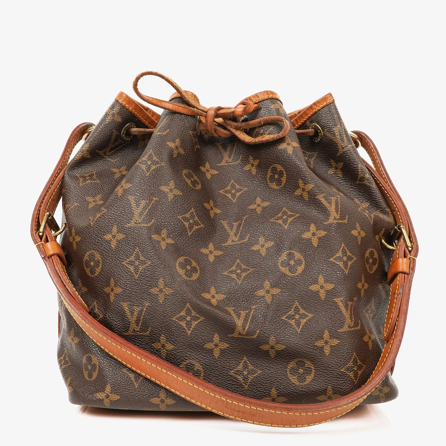 Louis Vuitton Petit Noe Monogram Canvas Shoulder Bag