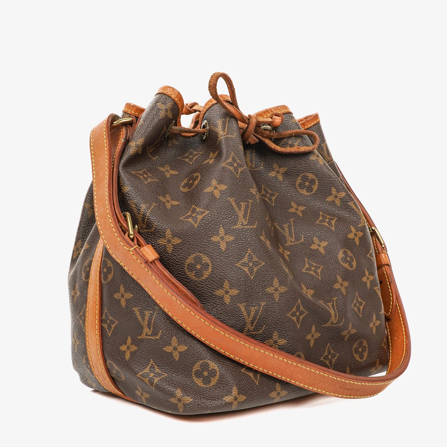 Louis Vuitton Petit Noe Monogram Canvas Shoulder Bag
