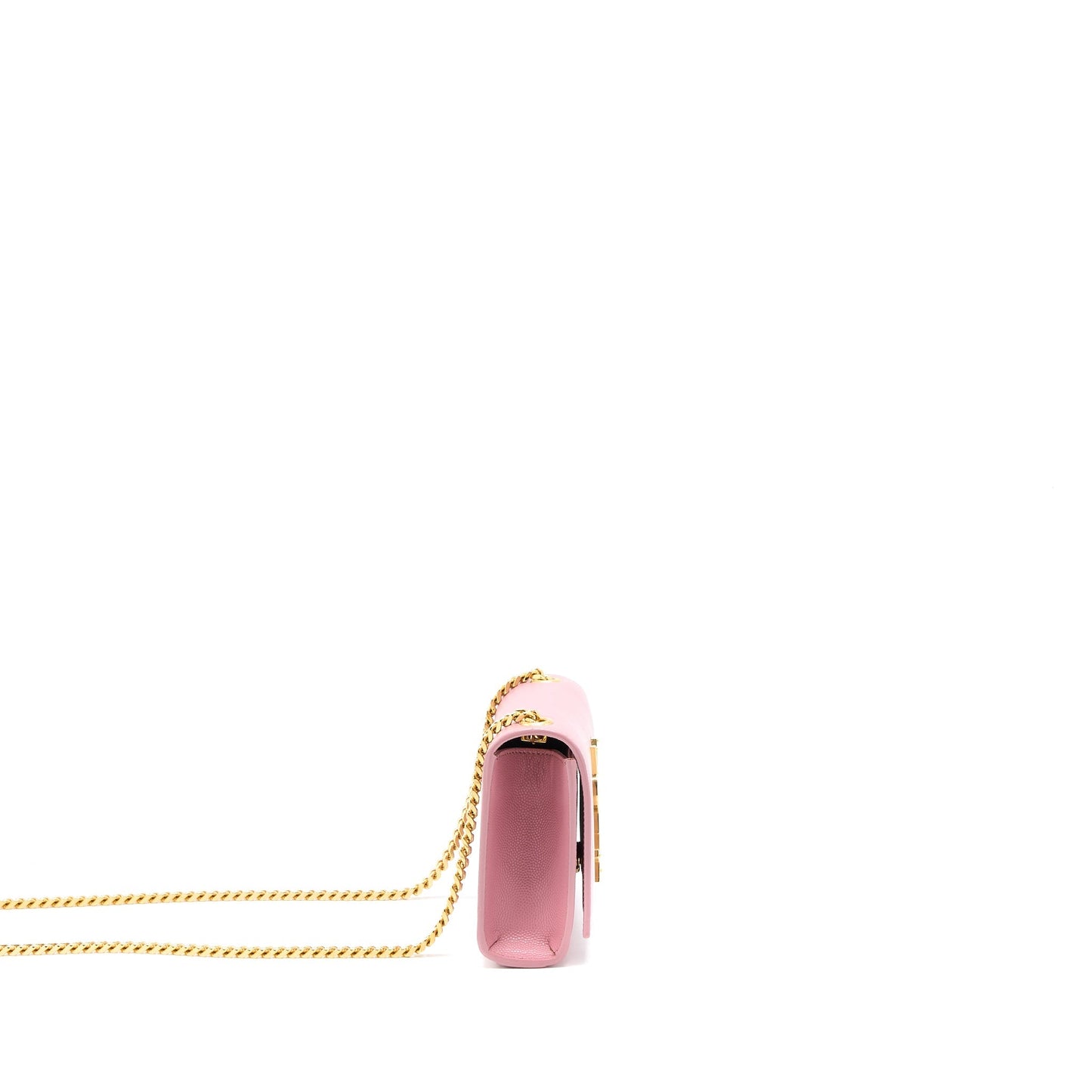 Saint Laurent Mini Kate Purse Grained Calfskin Pink