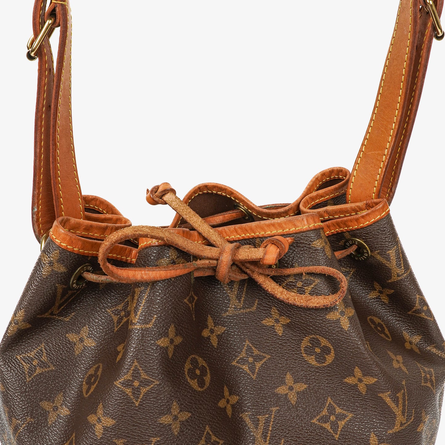 Louis Vuitton Petit Noe Monogram Canvas Shoulder Bag