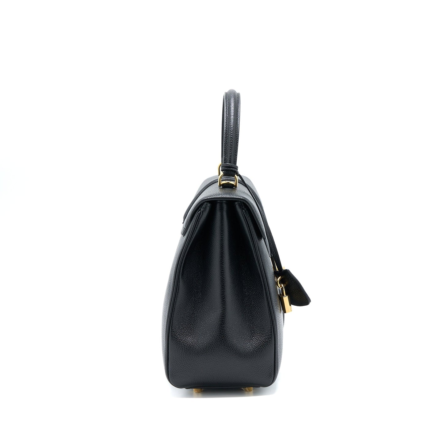 Celine 16 Purse Grained Calfskin Black