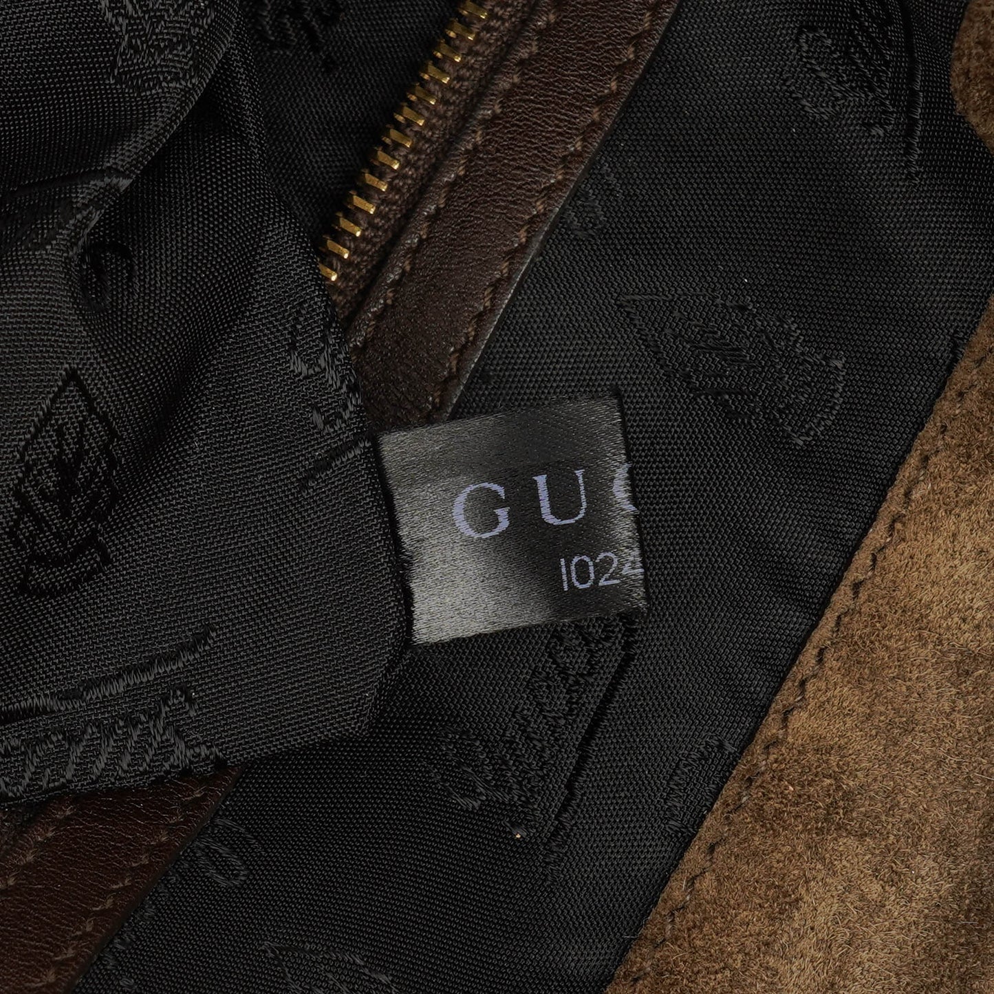 Gucci Brown Patent Leather Indy Top Handle Bag
