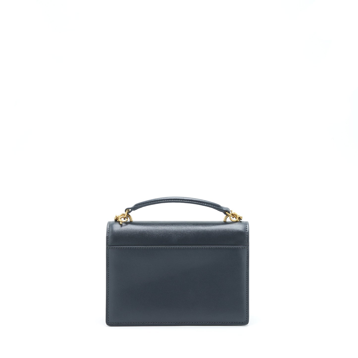 Saint Laurent Sunset Chain Wallet Calfskin Noir