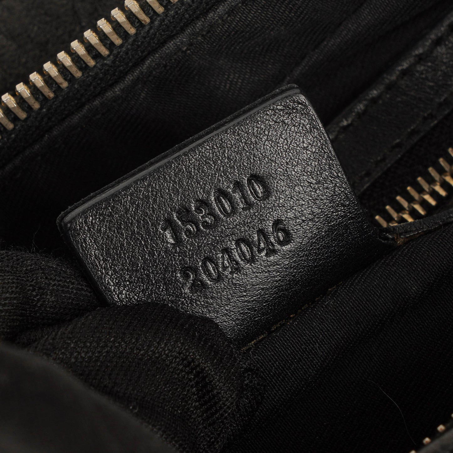 Gucci Charmy Black Leather Hobo Bag