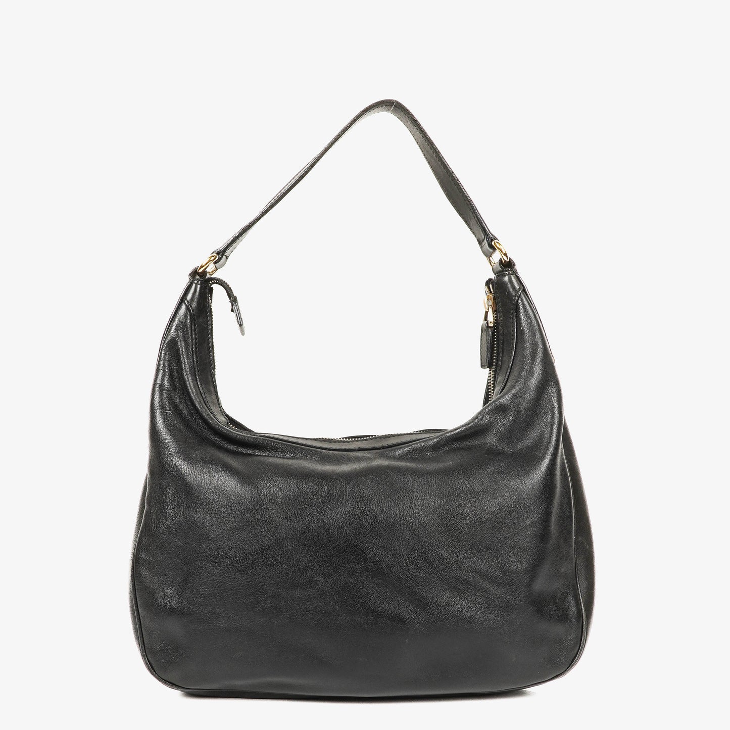 Gucci Charmy Black Leather Hobo Bag