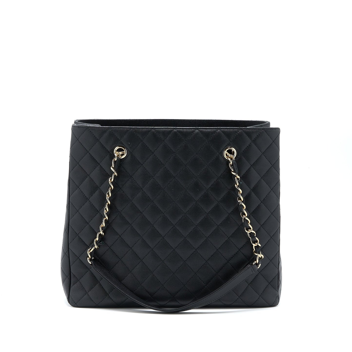 Chanel 19C Large Shopping Tote Bag Caviar Black L