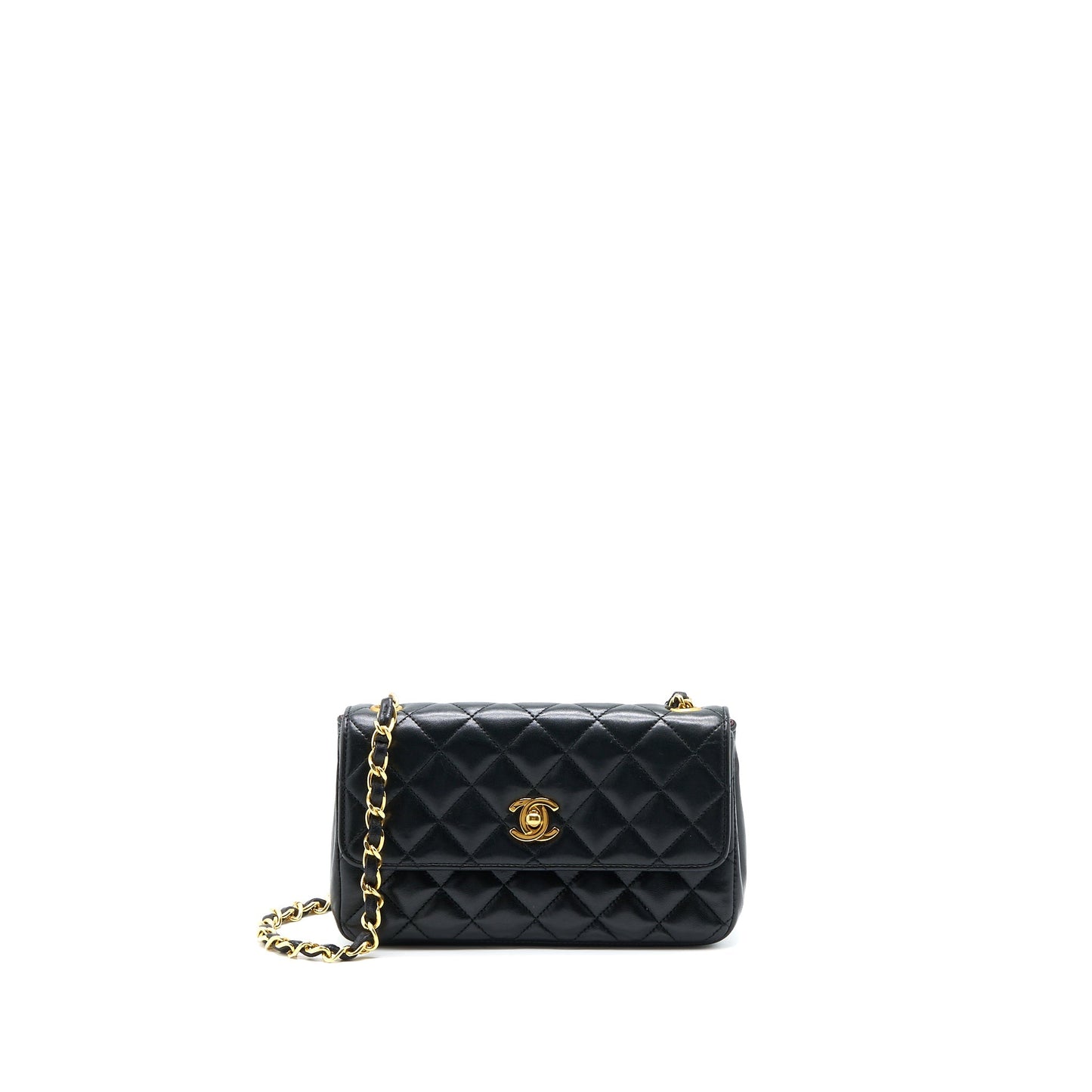 Chanel  Mini Flap Bag Lambskin Black