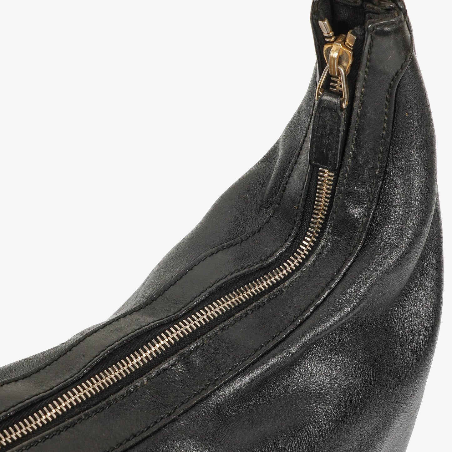 Gucci Charmy Black Leather Hobo Bag