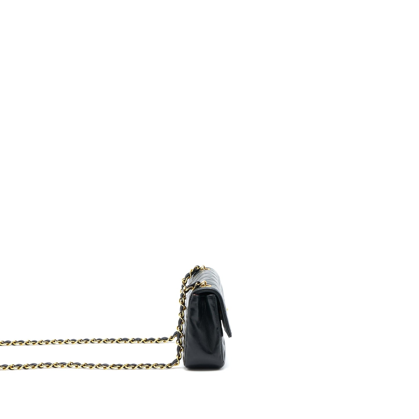 Chanel  Mini Flap Bag Lambskin Black