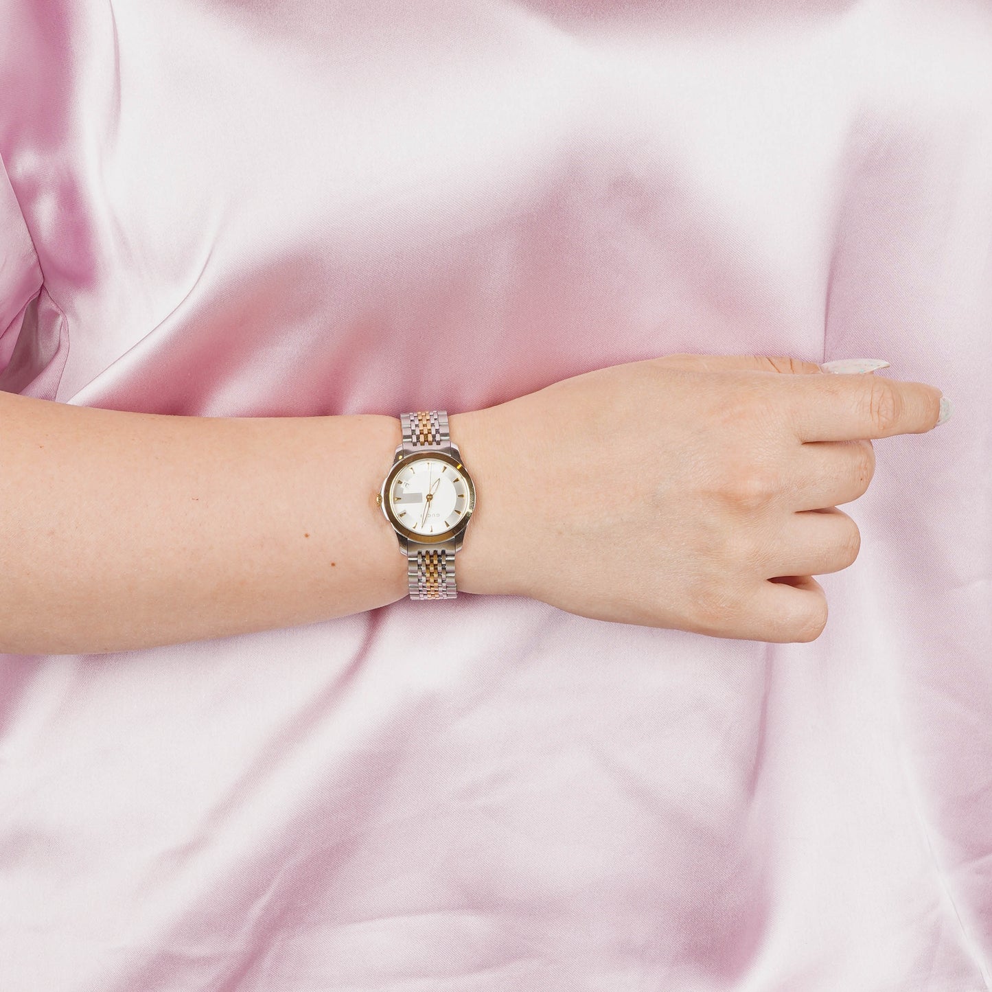 Gucci G-Timeless Two-Tone Stainless Steel Watch