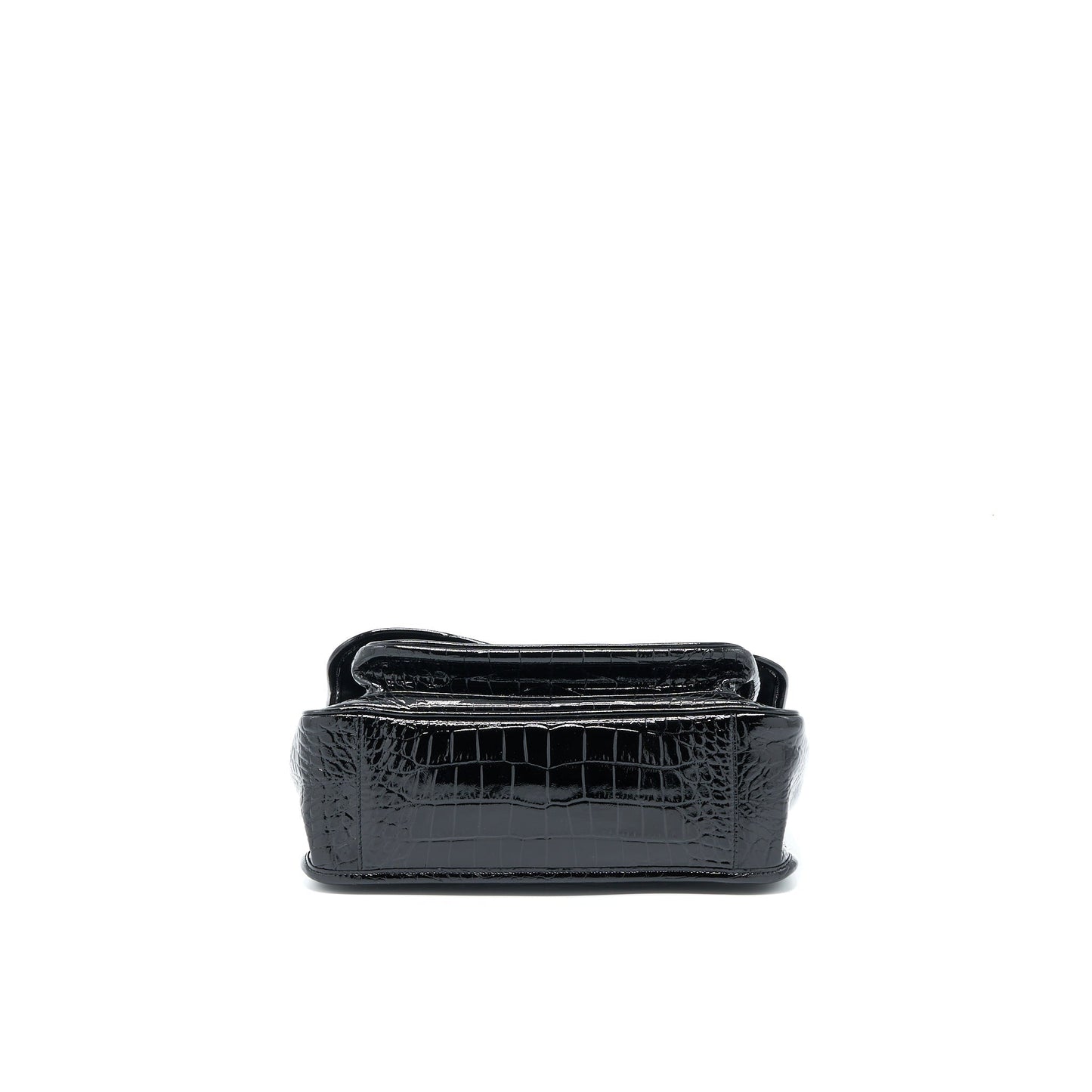 Saint Laurent Medium Niki Chain Purse Patent Black
