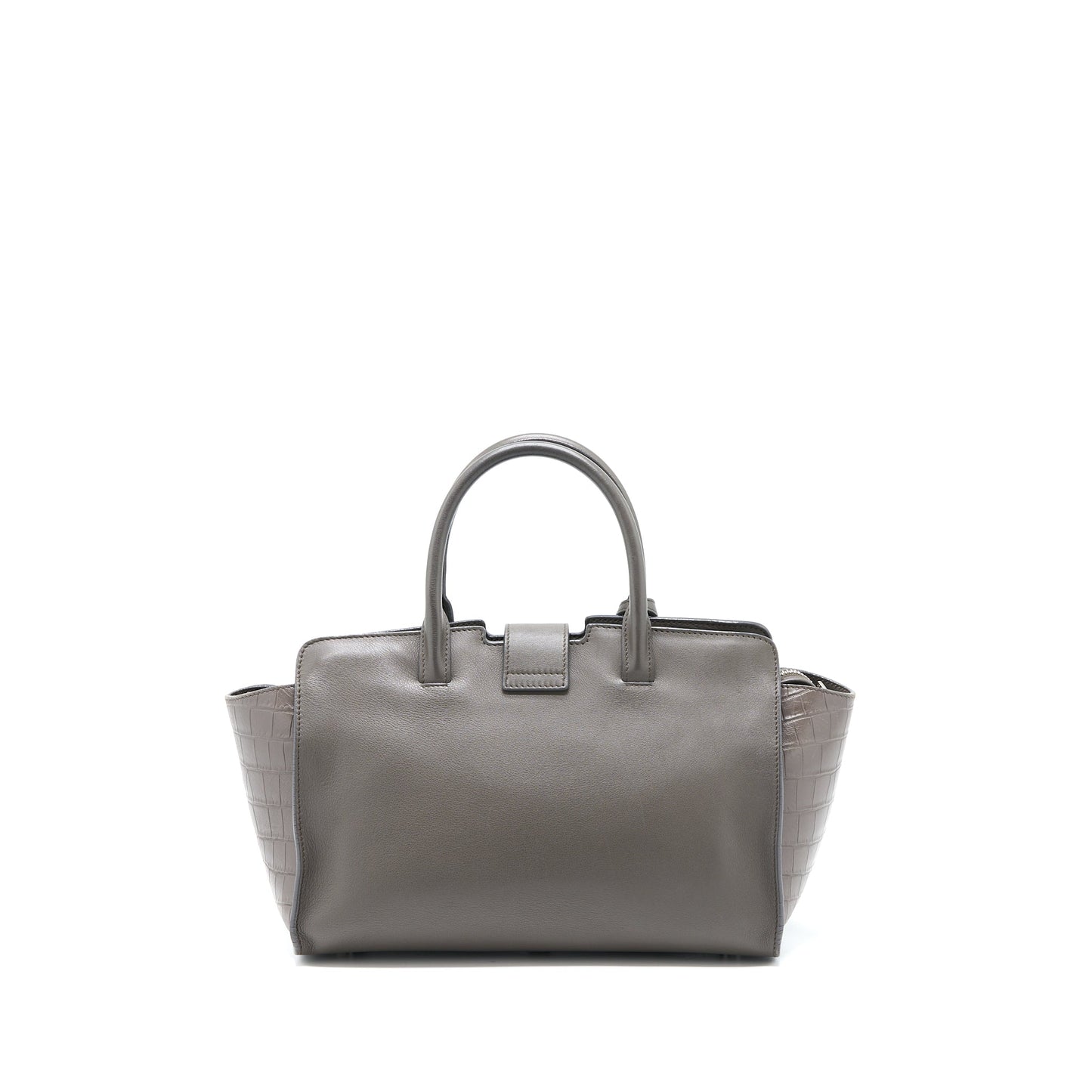 Saint Laurent Cabas Tote Purse Grey