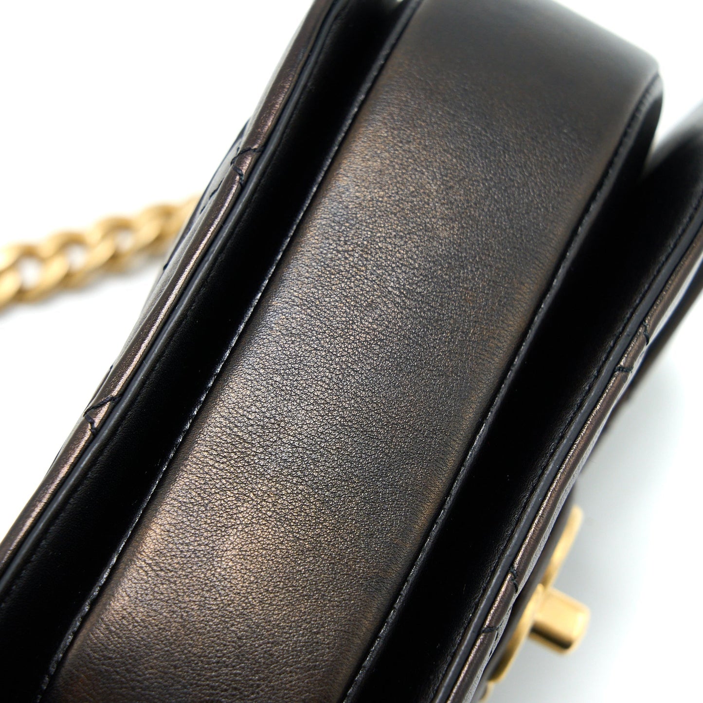 Chanel 21S Moon Messenger Bag Calfskin Black
