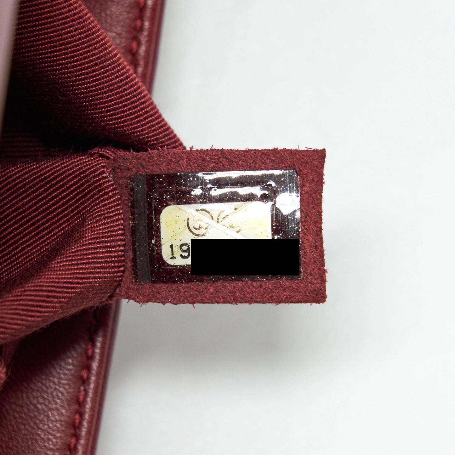Chanel Medium Boy Bag Lambskin burgundy