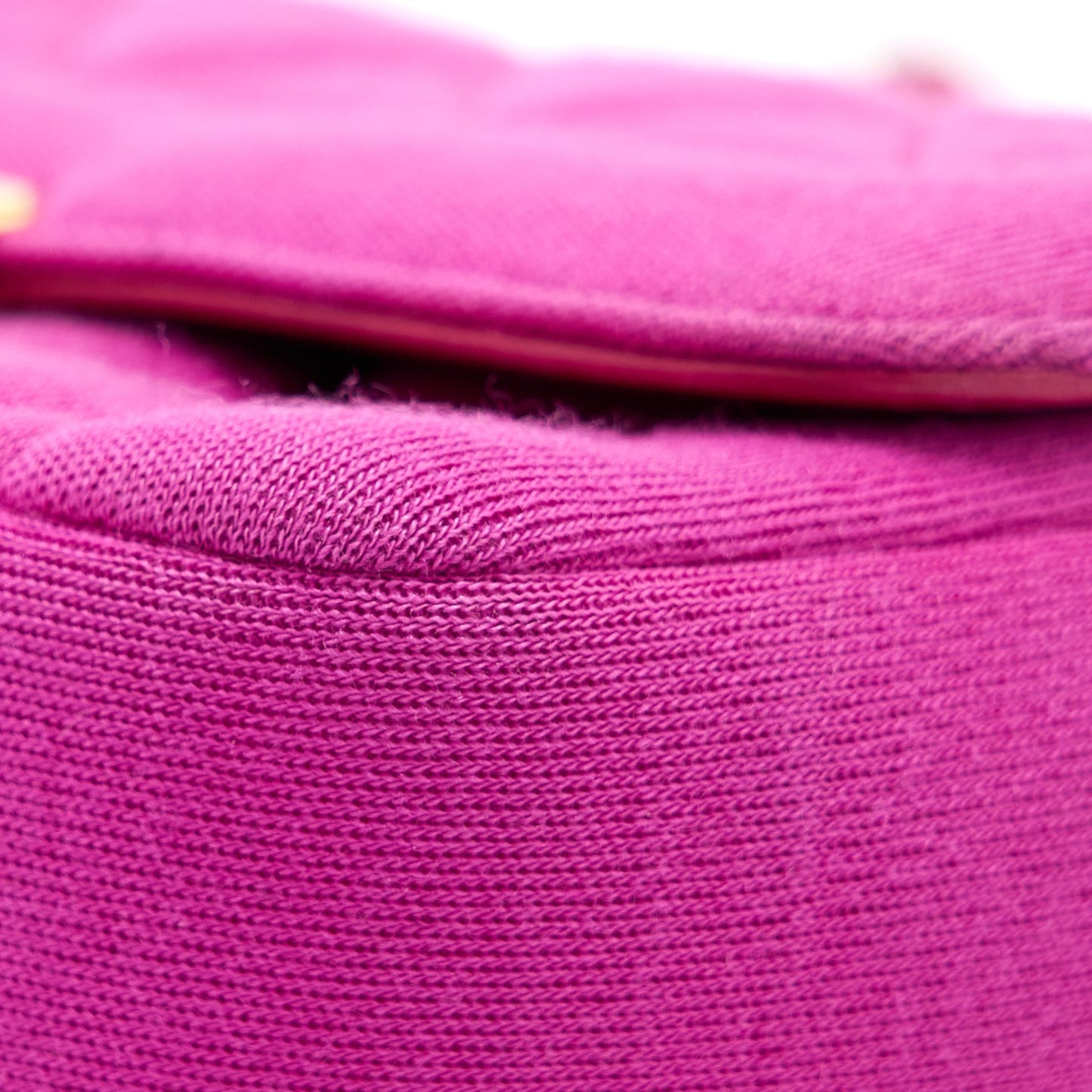 Chanel Seasonal Mini Flap Bag Fabric Pink L