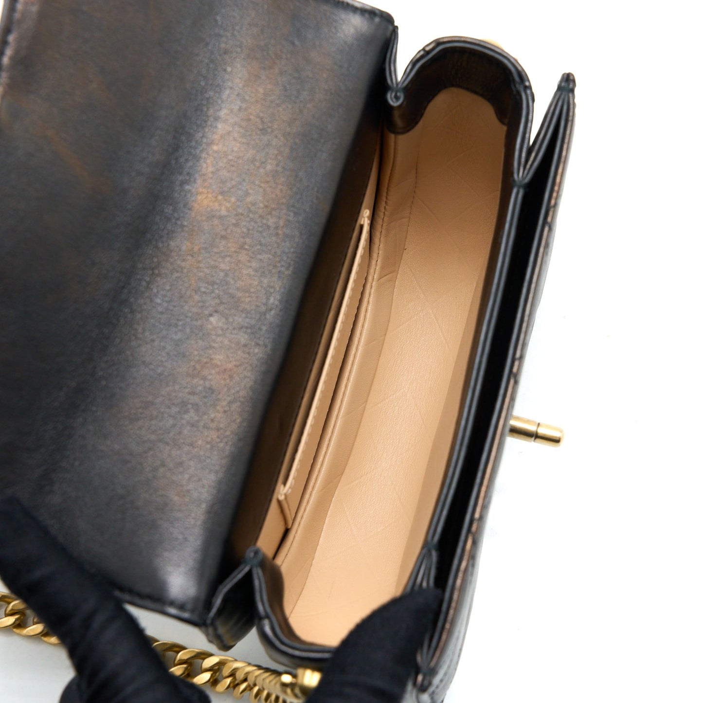 Chanel 21S Moon Messenger Bag Calfskin Black