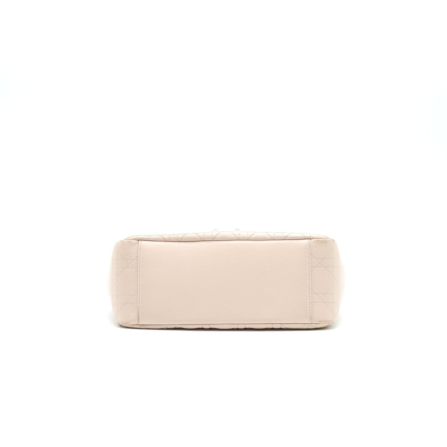 Christian Dior Cannage Leather Miss Dior Flap Purse in Light pink