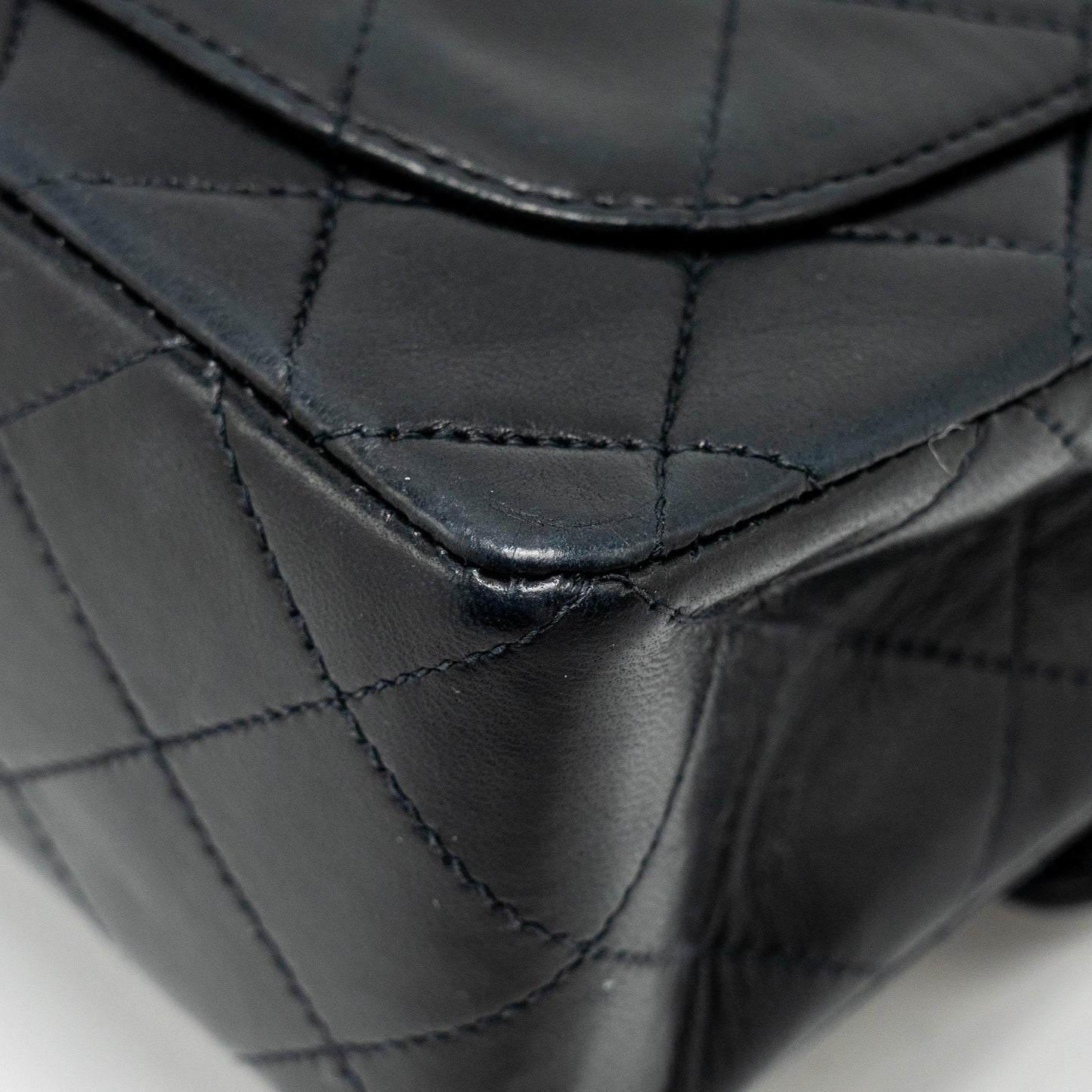 Chanel  Mini Square Flap Bag Lambskin Black