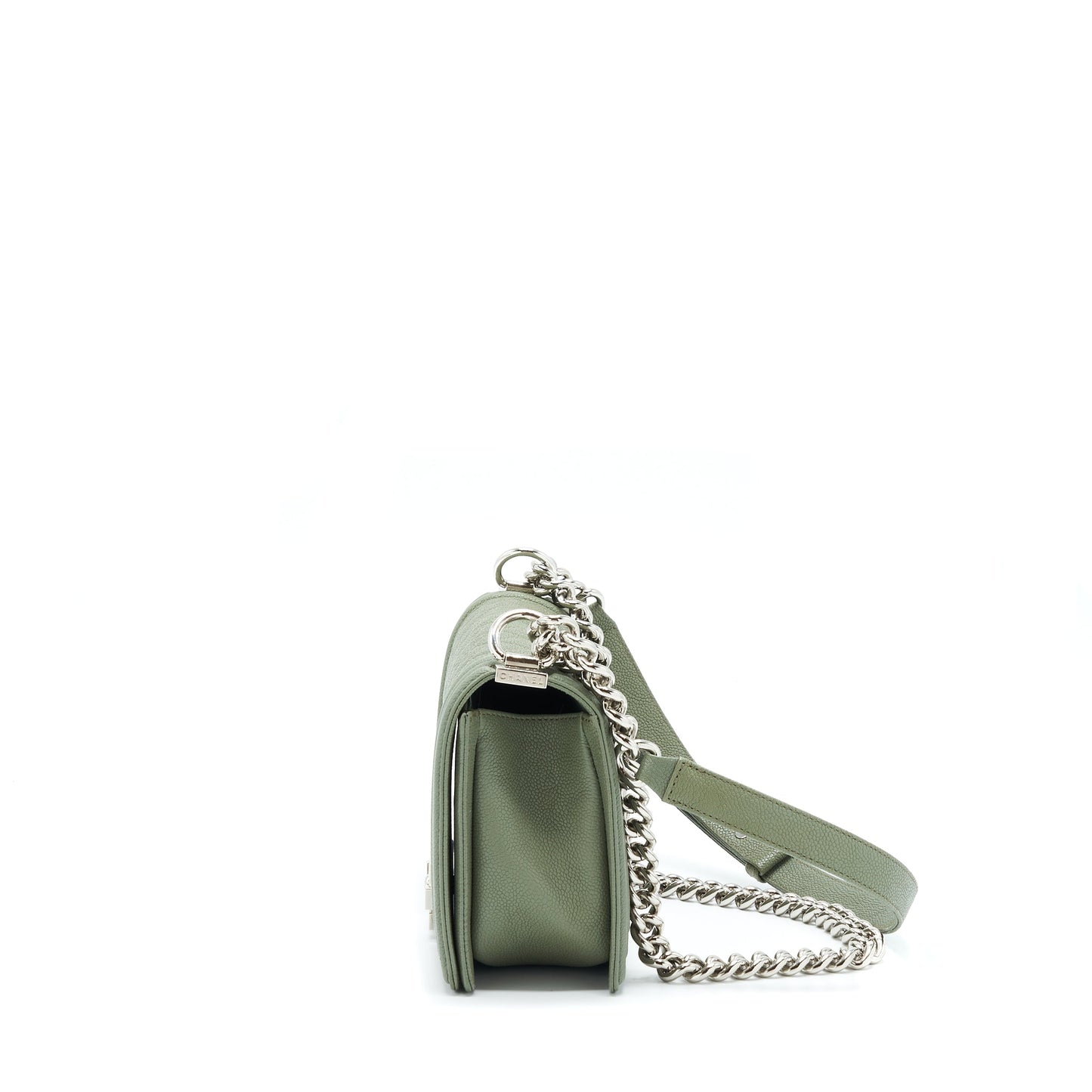 Chanel Medium Boy Bag Caviar Light Green