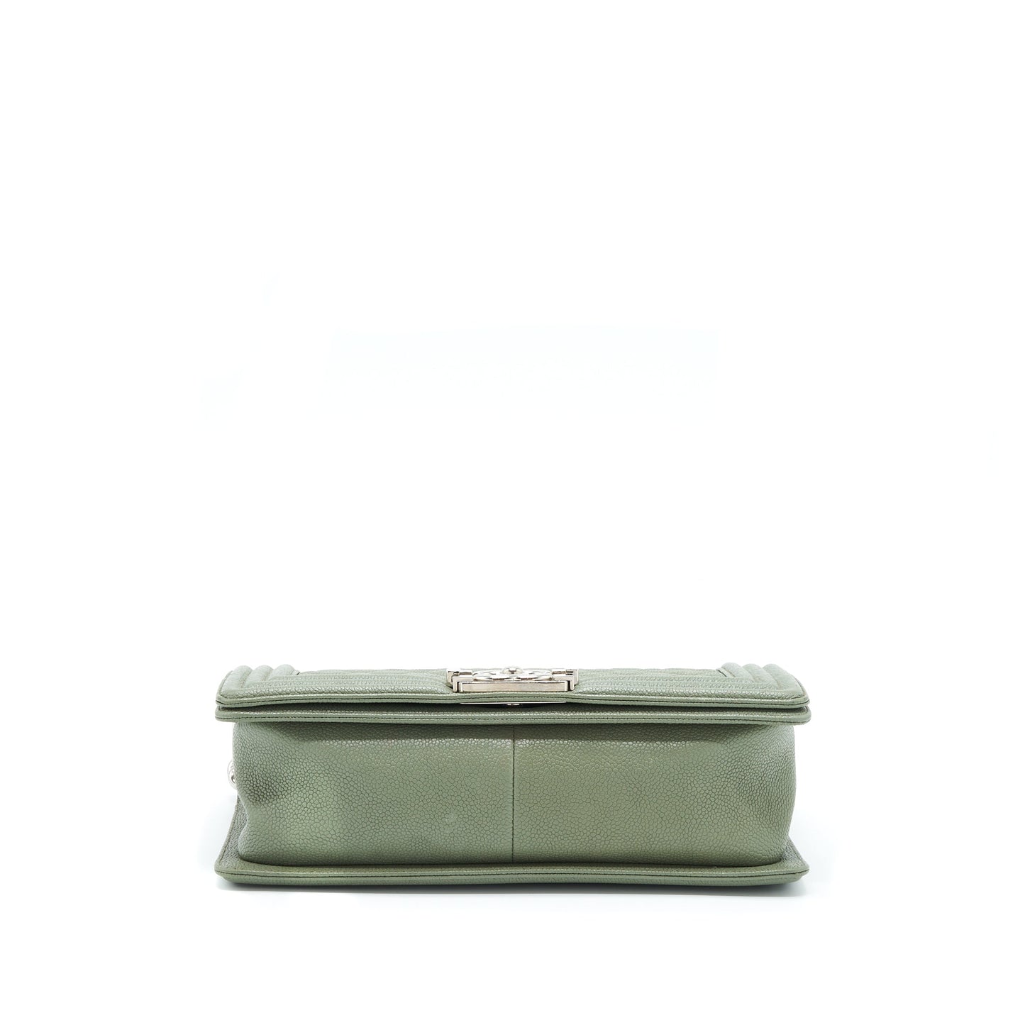 Chanel Medium Boy Bag Caviar Light Green