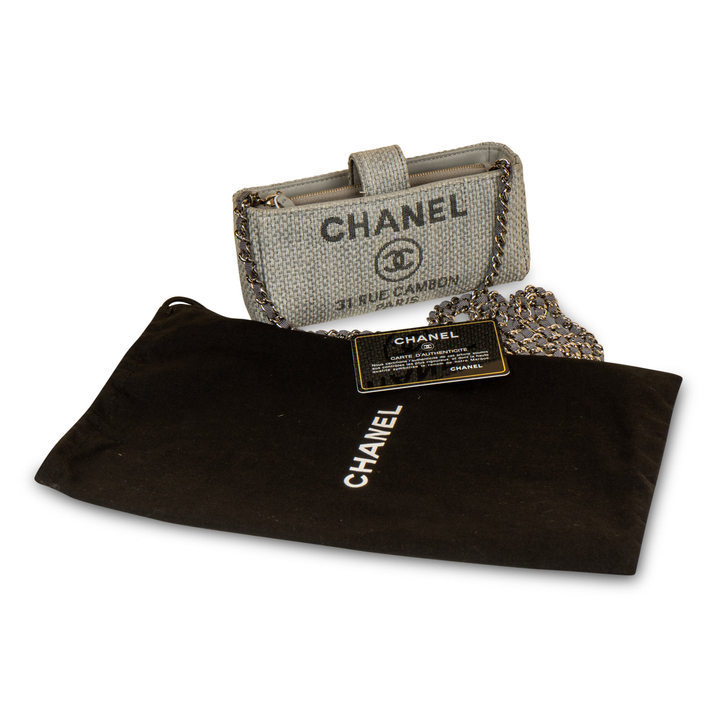 Chanel Deauville Pouch On Chain