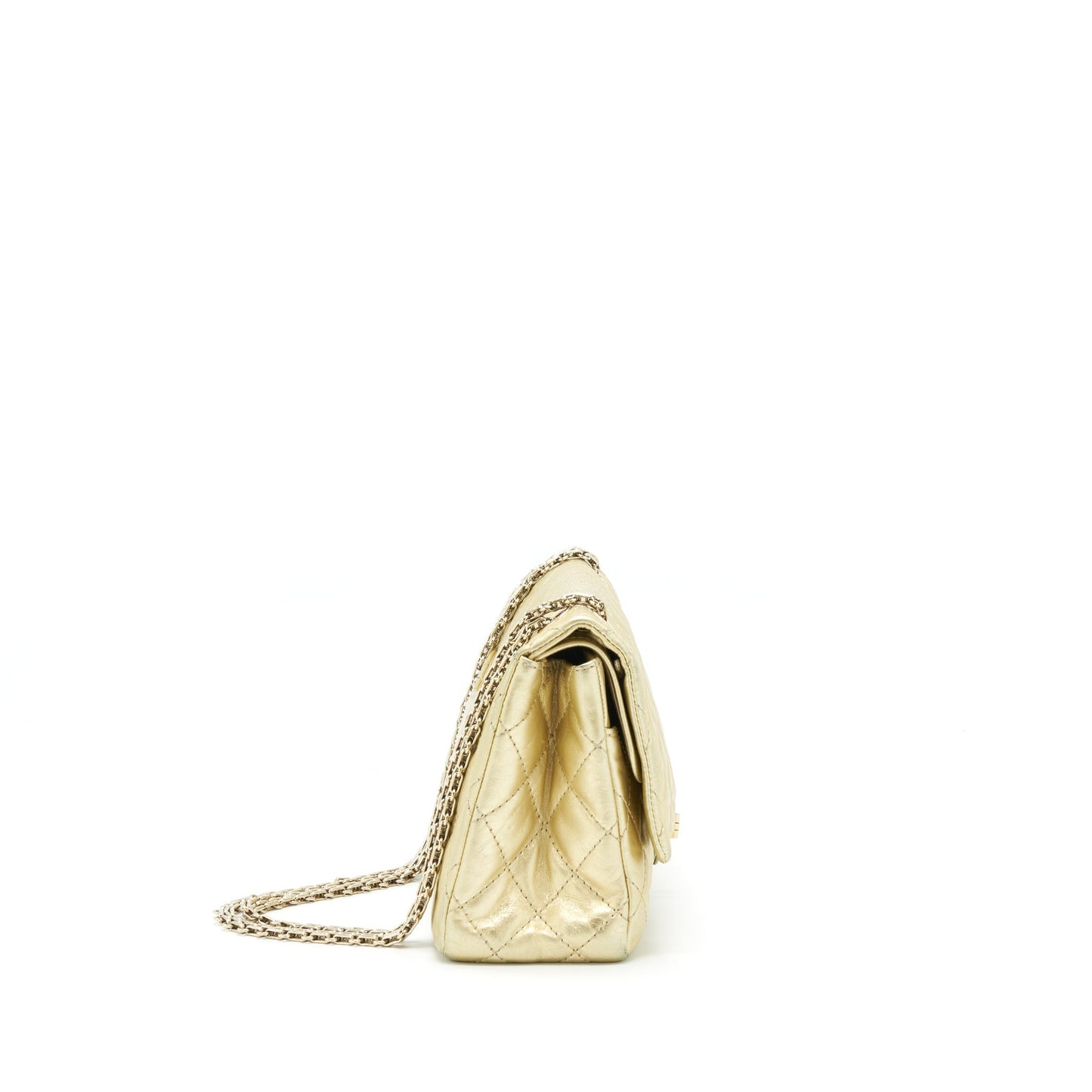 Chanel 2.55 Reissue 226 Double Flap Bag Gold