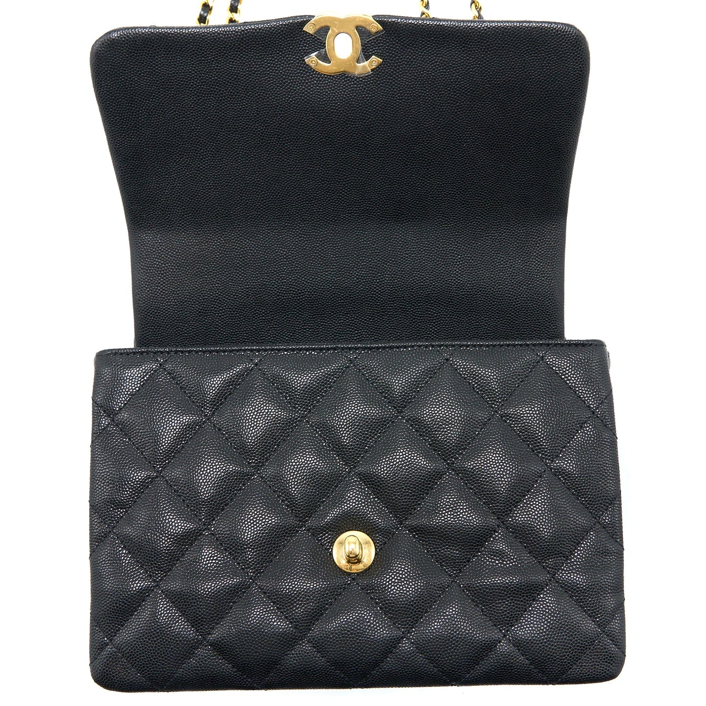 Chanel 22K Coco First Caviar Black  (Microchip)