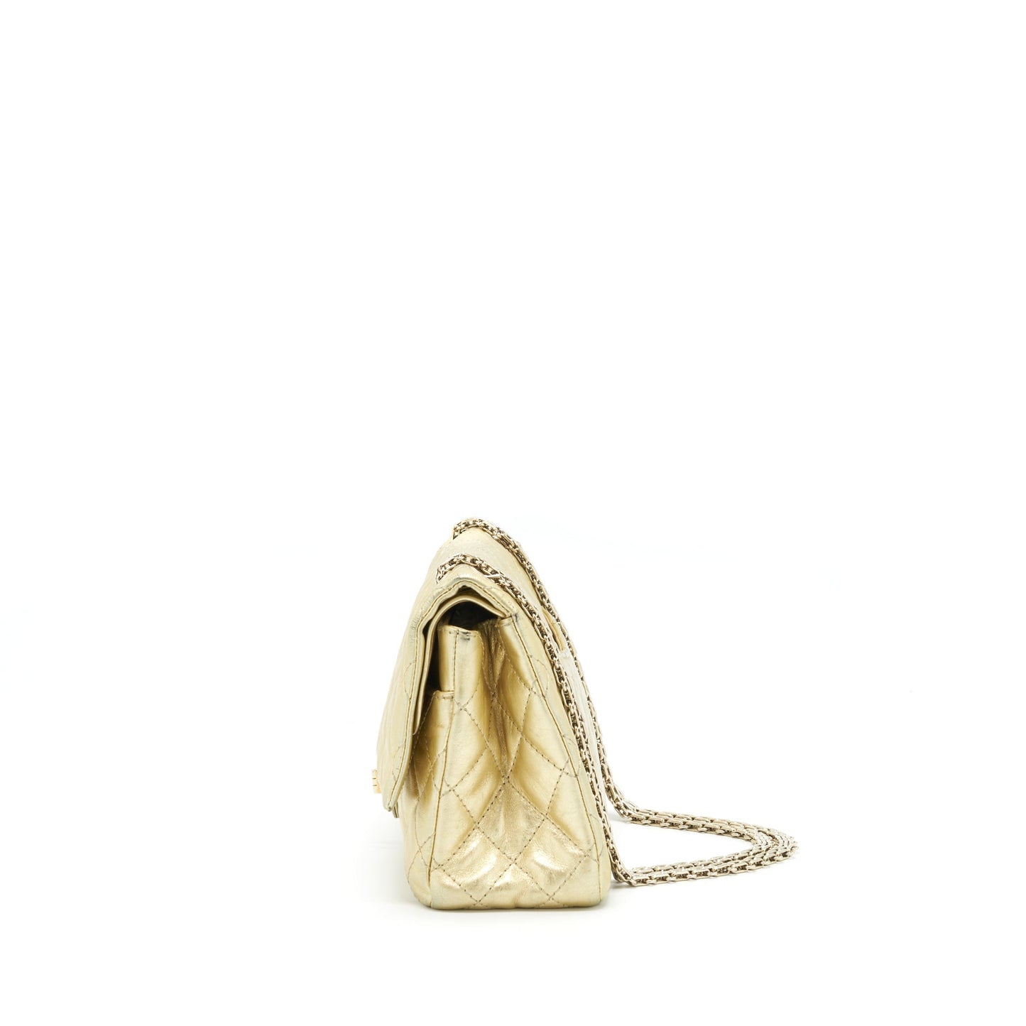 Chanel 2.55 Reissue 226 Double Flap Bag Gold