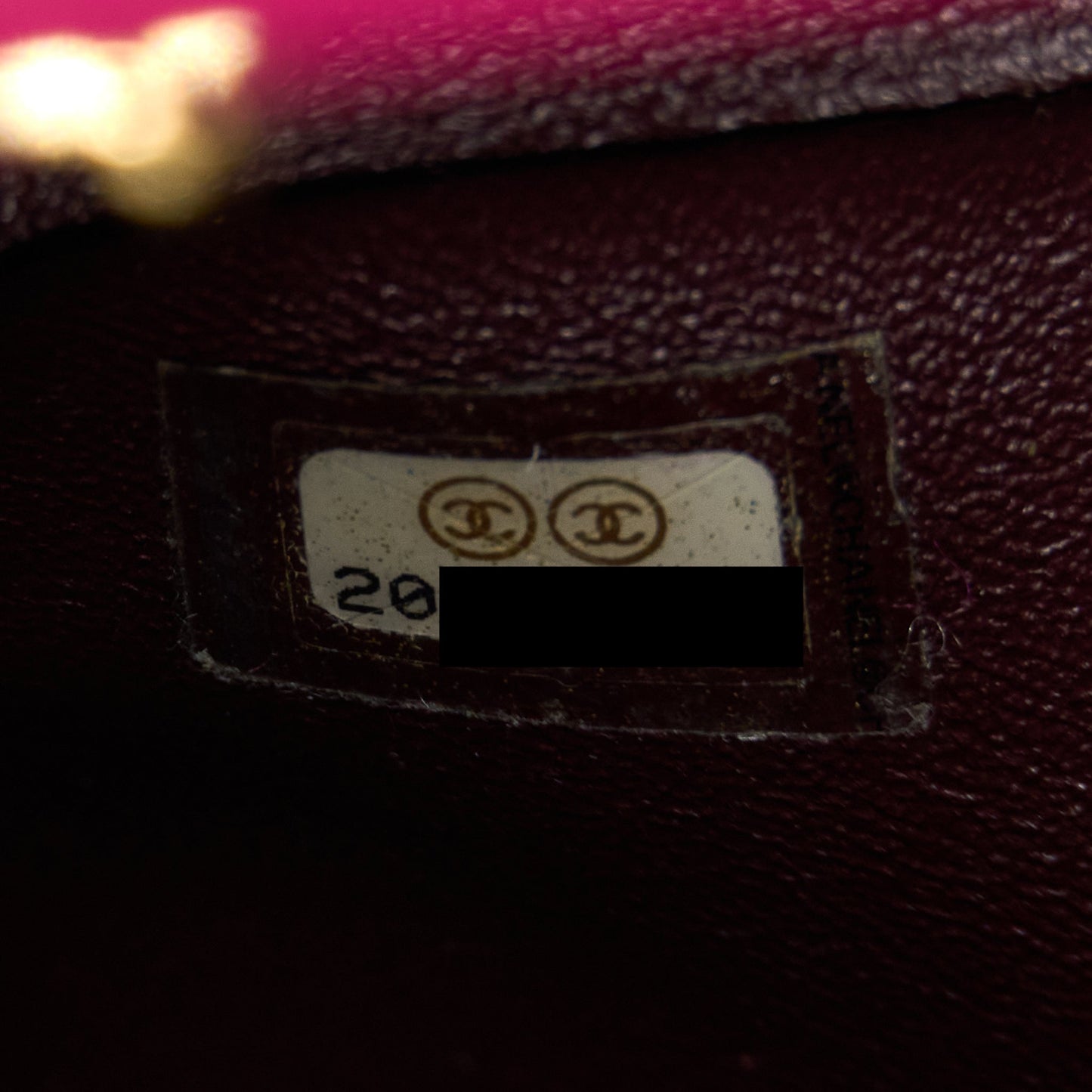 Chanel Seasonal Mini Flap Bag Fabric Pink L