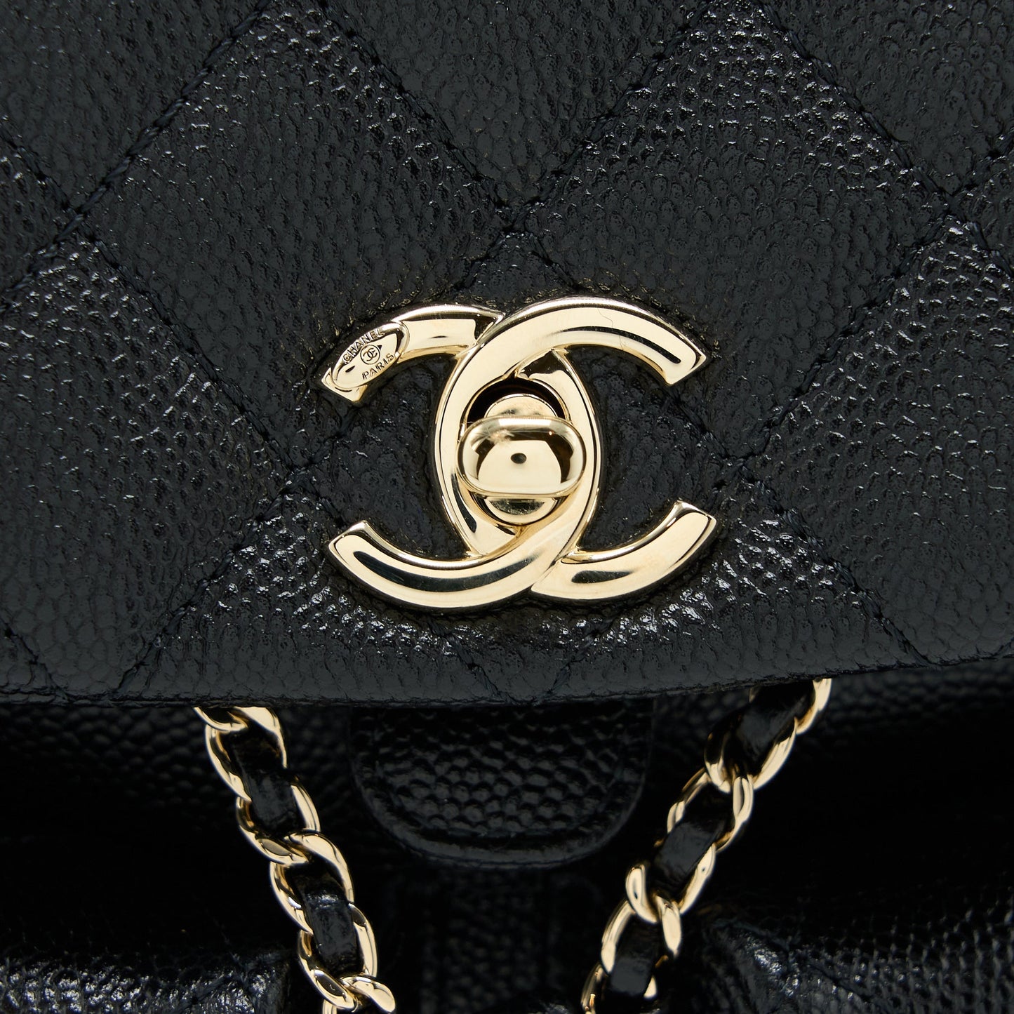Chanel 23p Mini Triple Pack Backpack Caviar Black L (Microchip)
