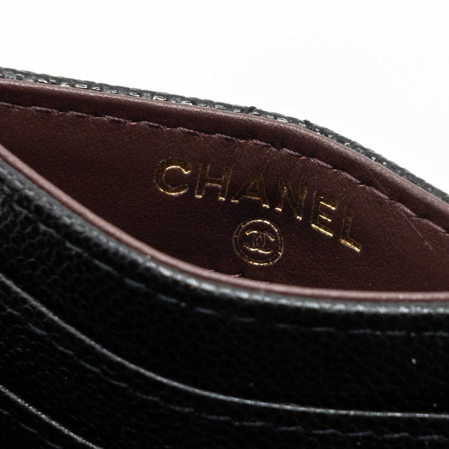 Chanel 23K Card Holder Caviar Black (Microchip)