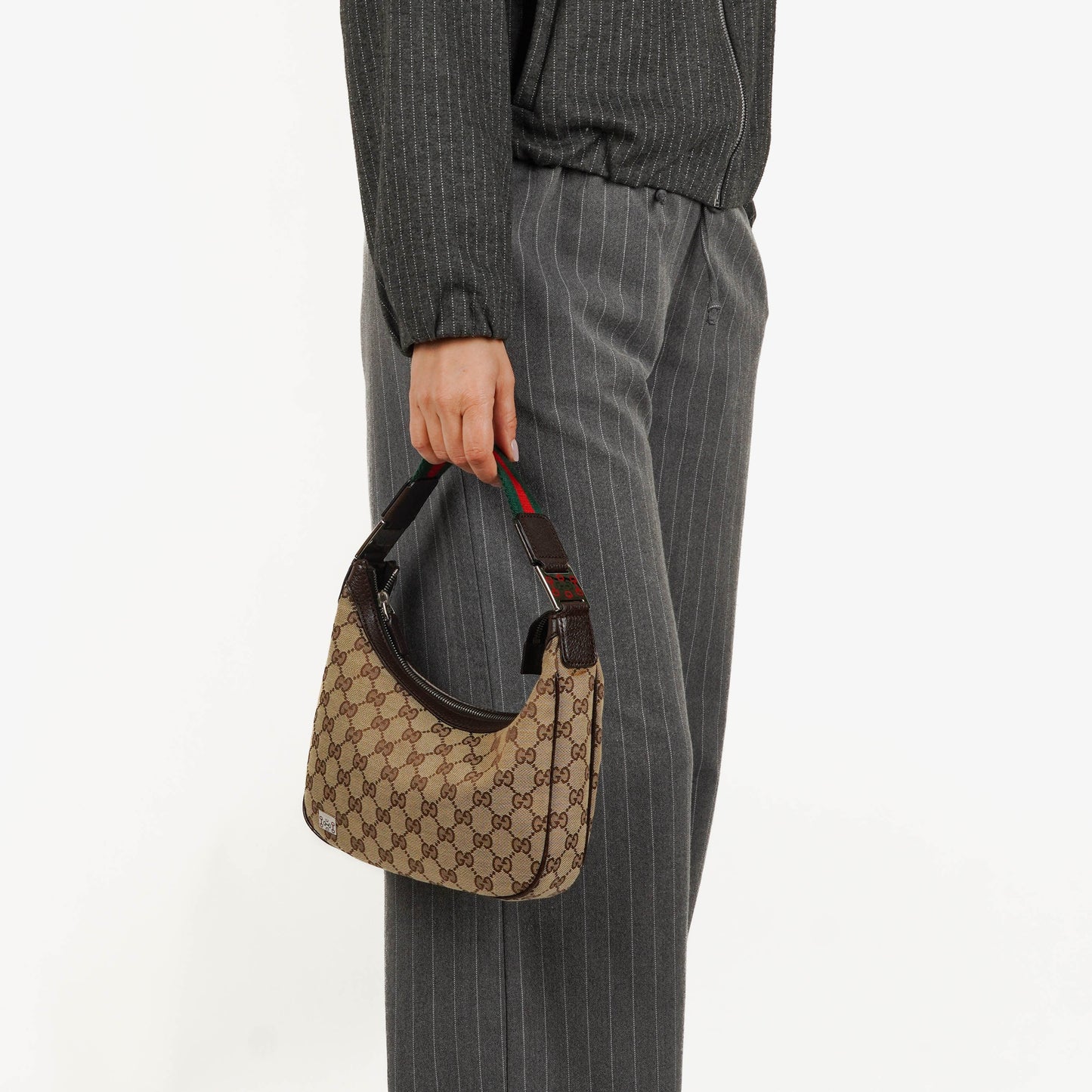 Gucci GG Canvas Web Bag