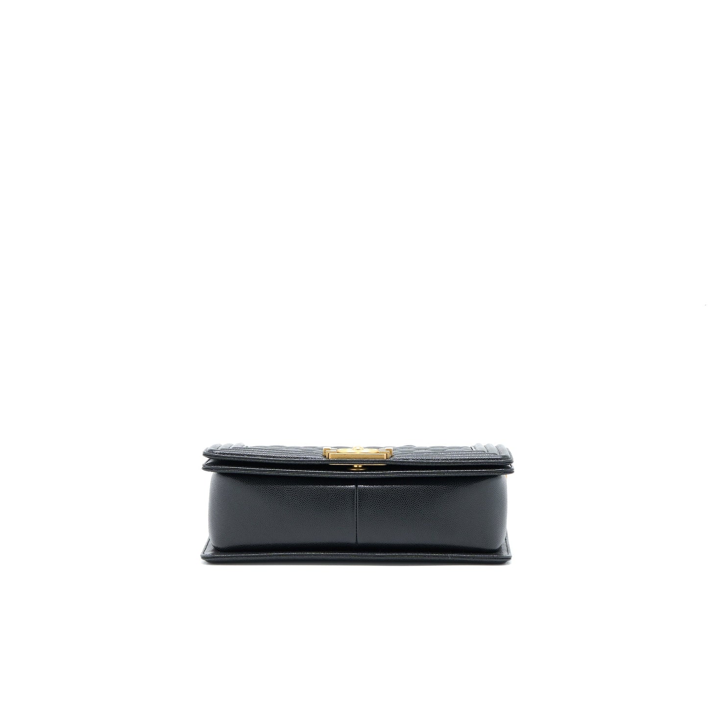Chanel Medium Boy Bag Caviar Black Brushed