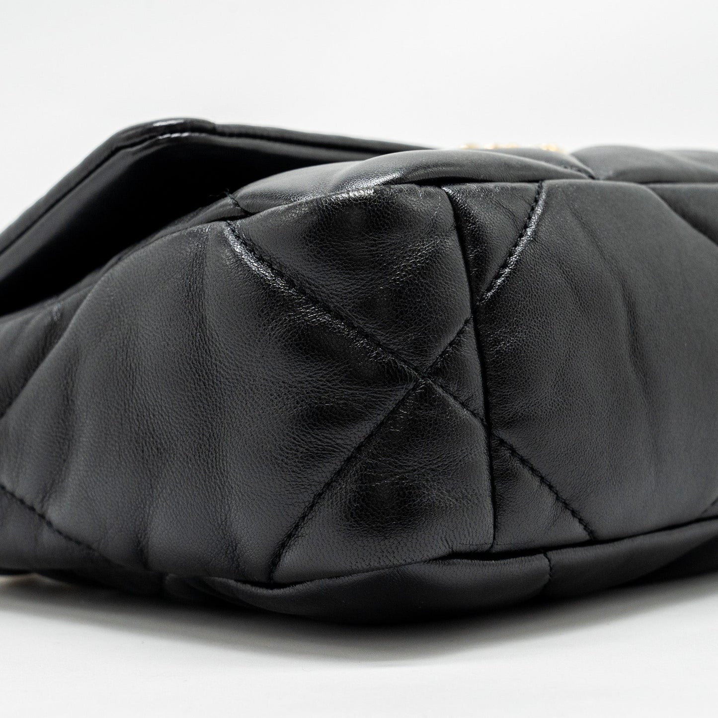 Chanel Small 19 Bag Lambskin Black  (microchip)