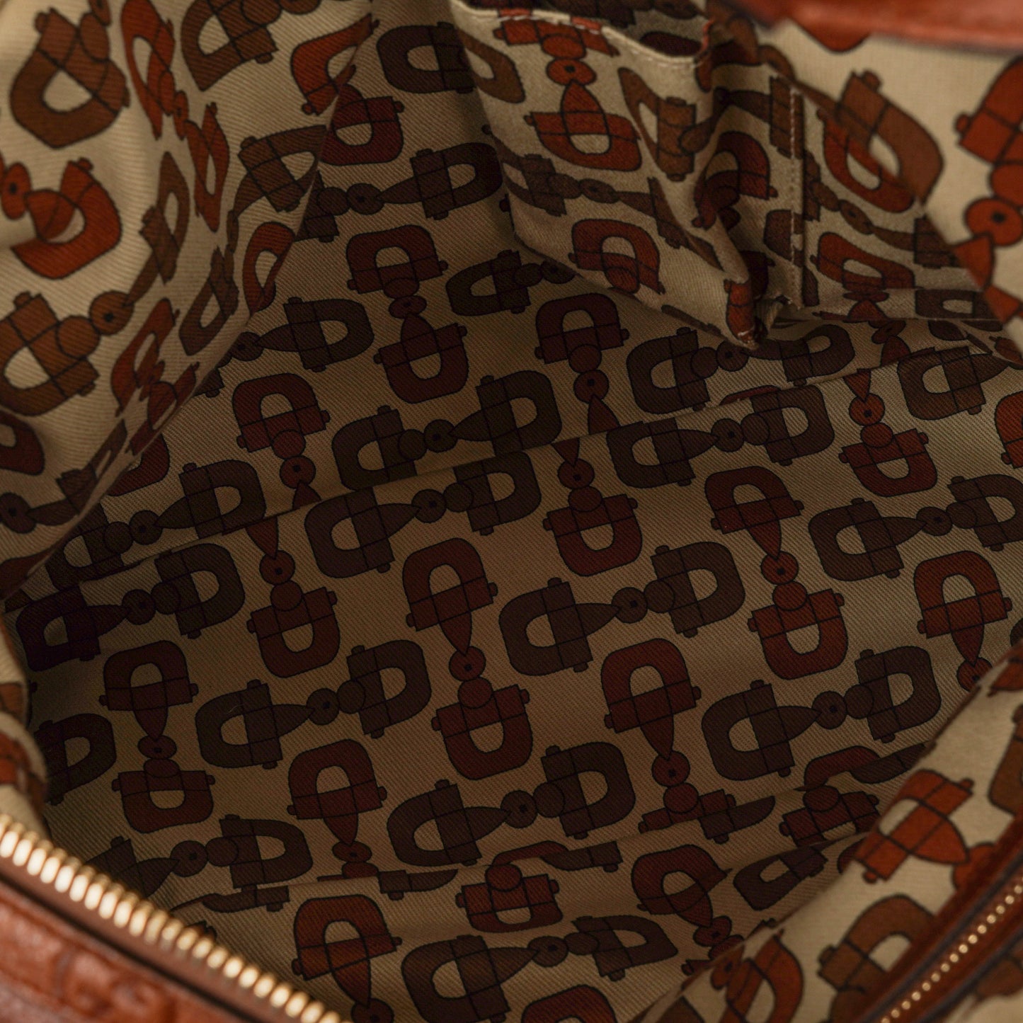 Gucci Brown Leather Signoria Hobo Shoulder Bag