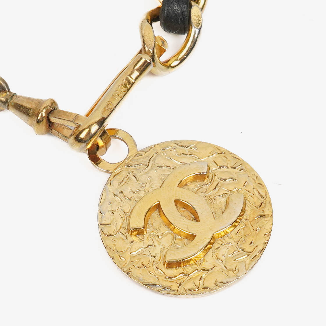 Chanel Lambskin Chain CC Medallion Belt
