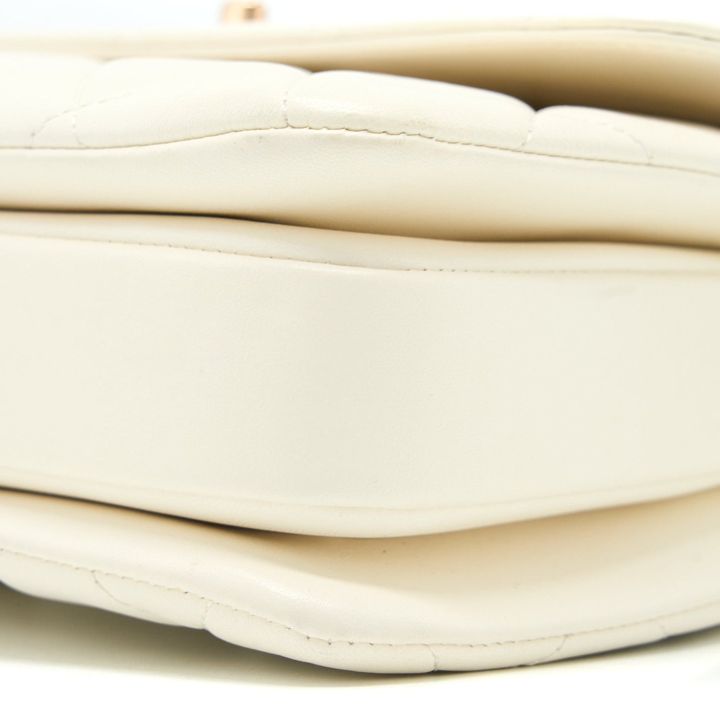 Chanel Small Trendy CC Lambskin White R (Microchip)