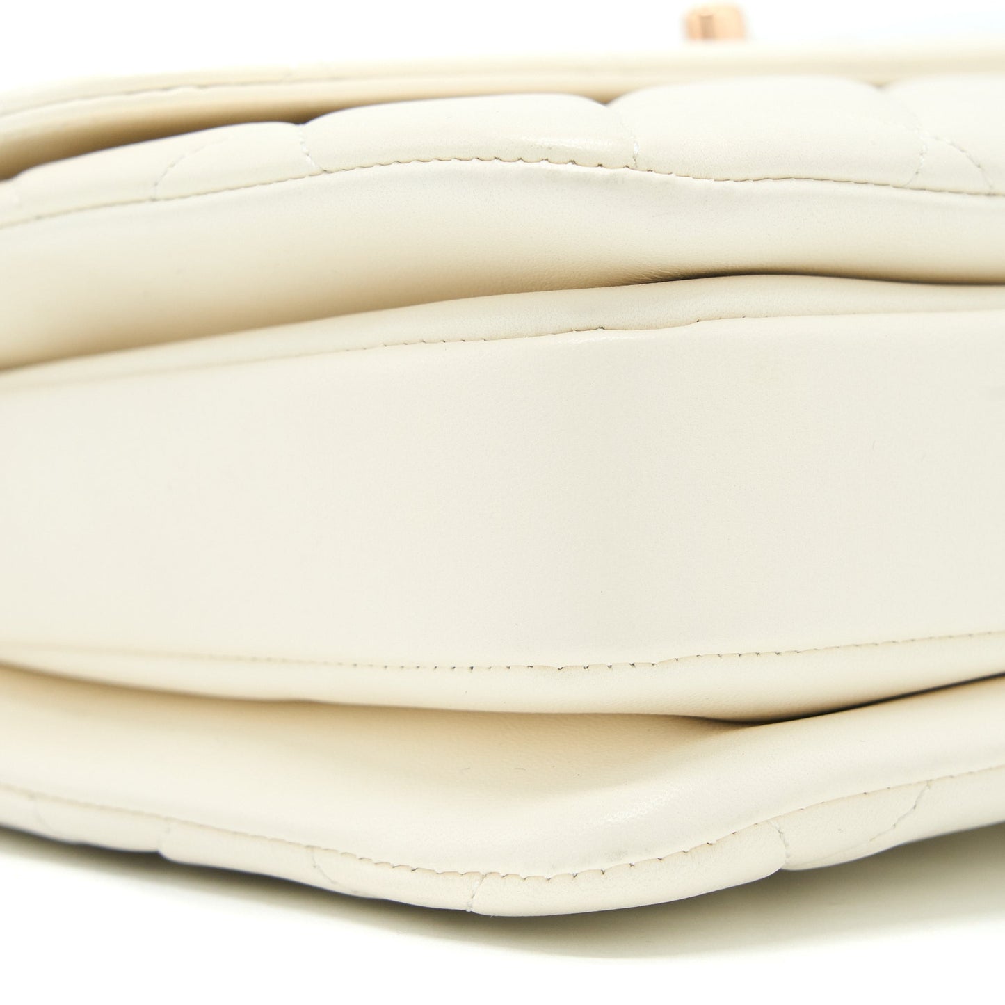 Chanel Small Trendy CC Lambskin White R (Microchip)