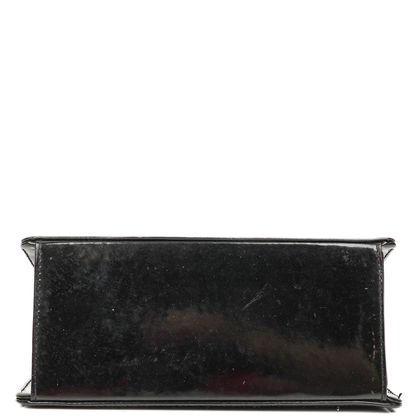 Chanel 2.55 Black Patent Leather Shoulder Bag