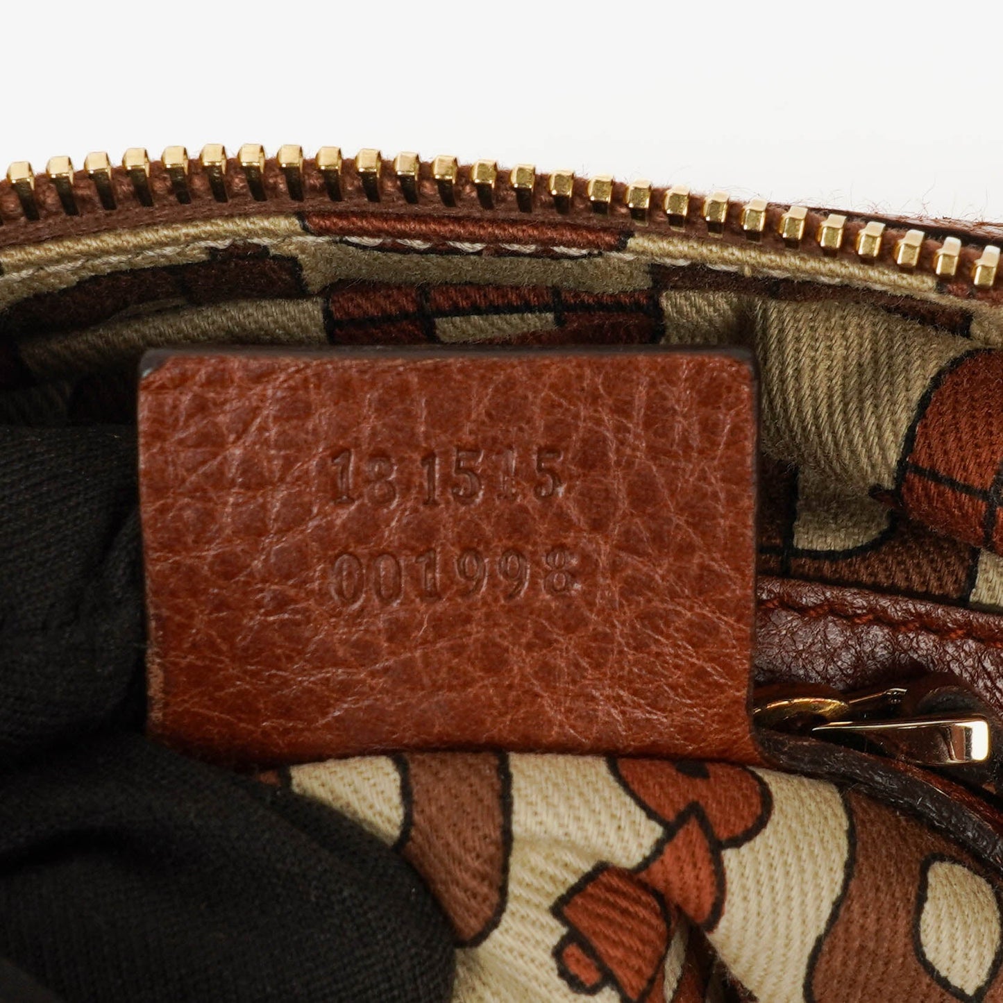 Gucci Brown Leather Signoria Hobo Shoulder Bag