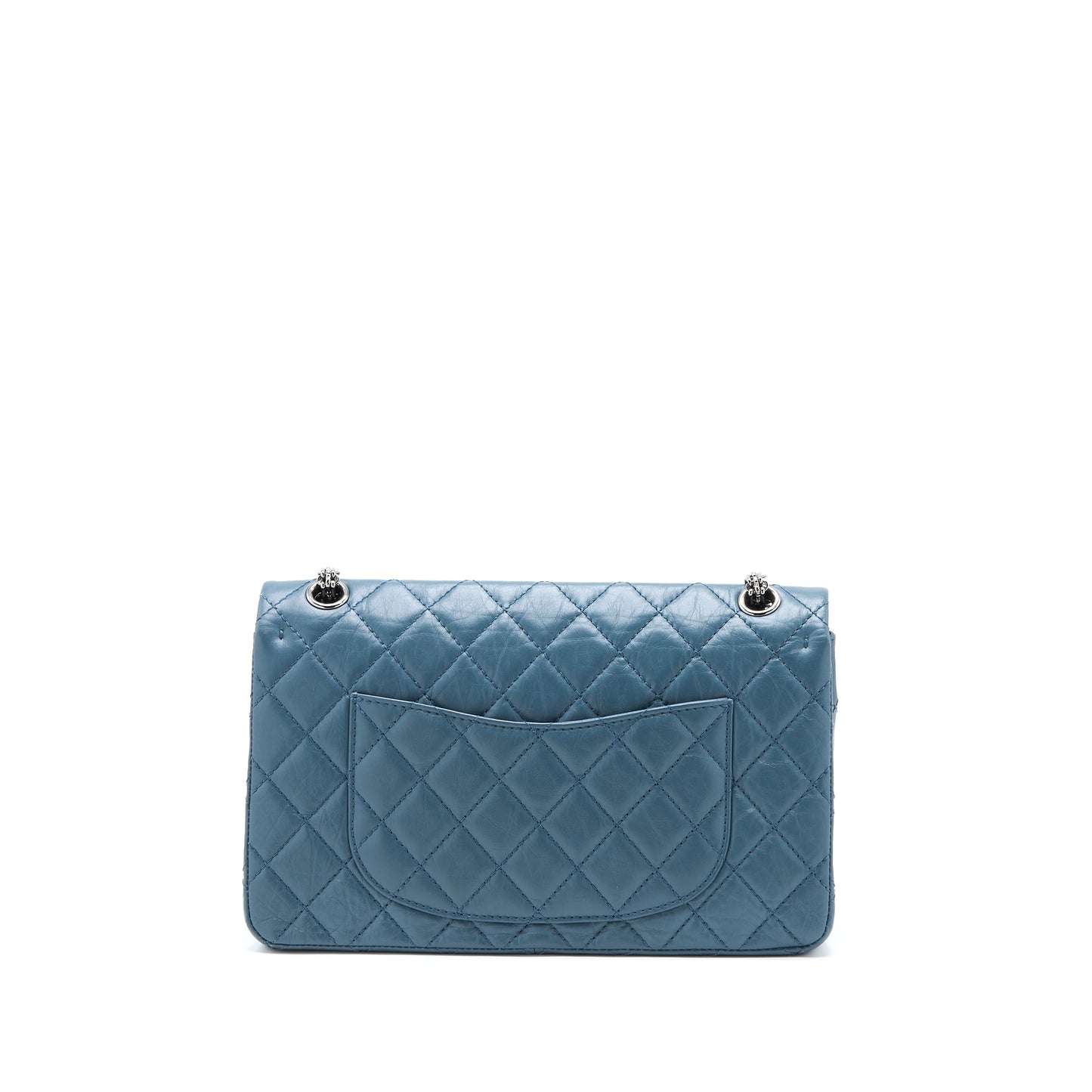 Chanel 2.55 226 Reissue Flap Bag Calfskin Blue Grey