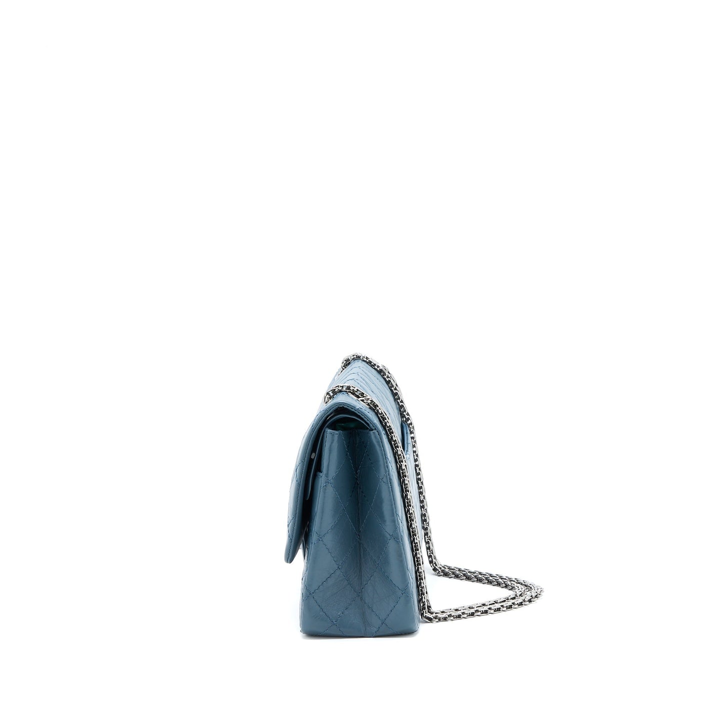 Chanel 2.55 226 Reissue Flap Bag Calfskin Blue Grey