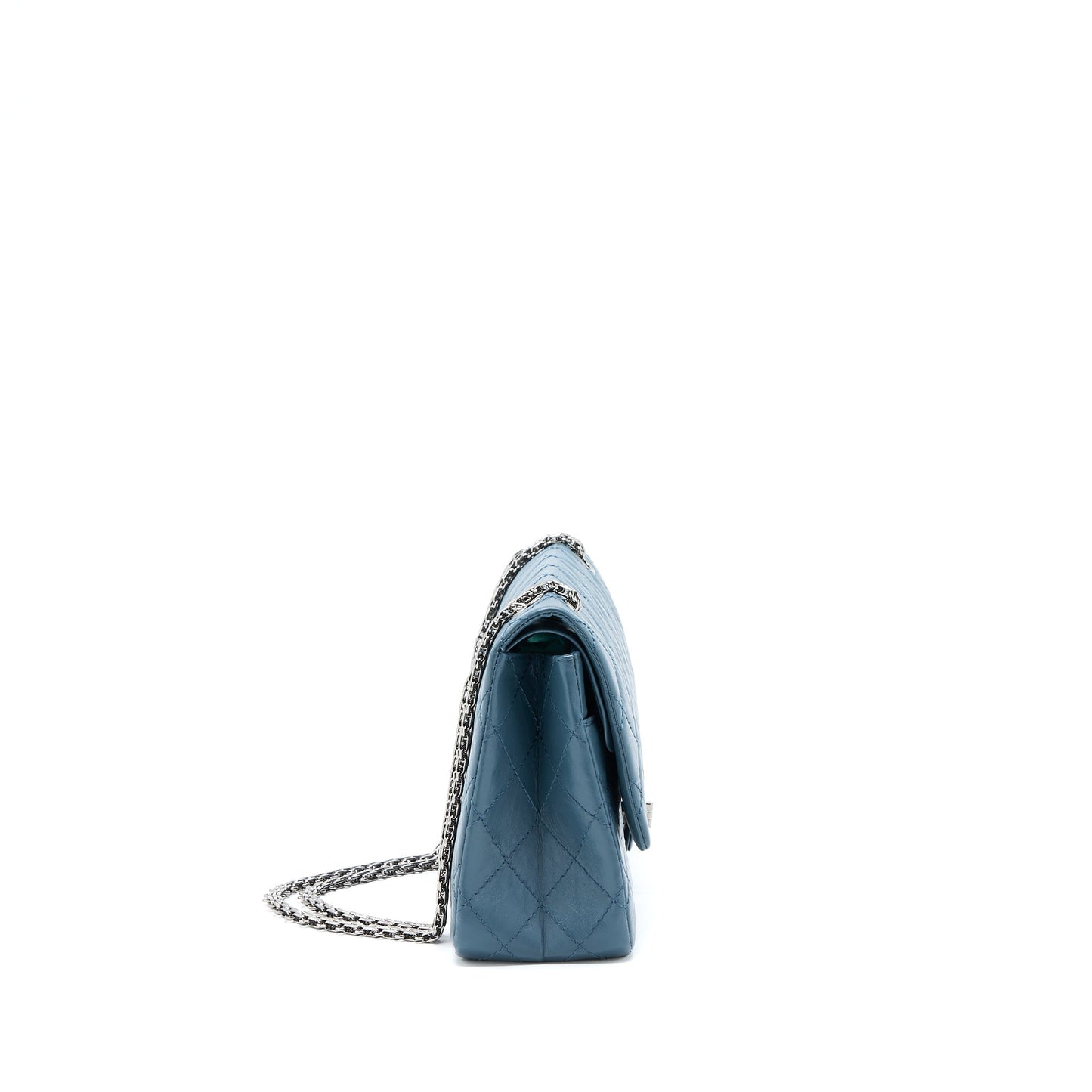 Chanel 2.55 226 Reissue Flap Bag Calfskin Blue Grey