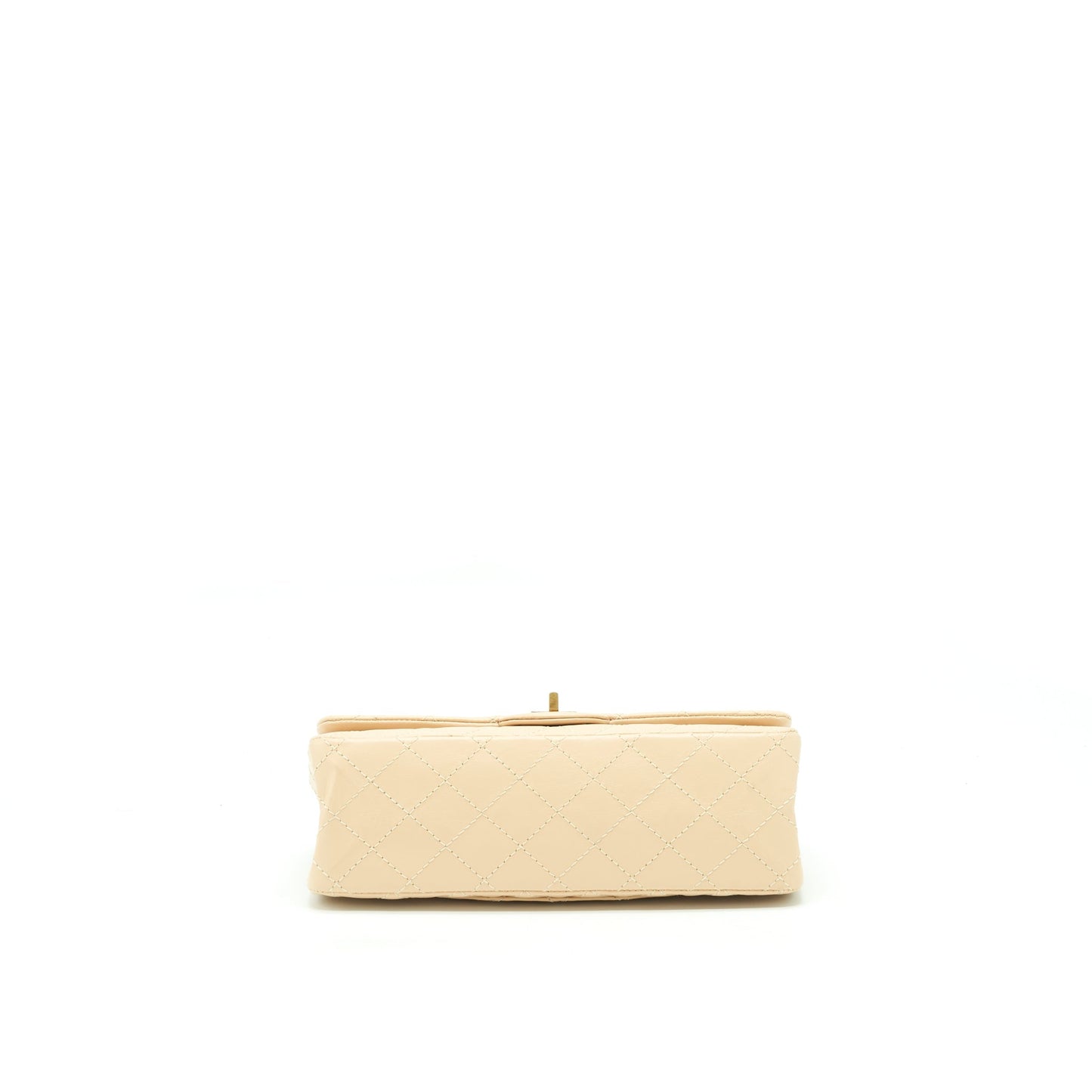 Chanel 2.55 225 Reissue Double Flap Bag Calfskin Light Beige