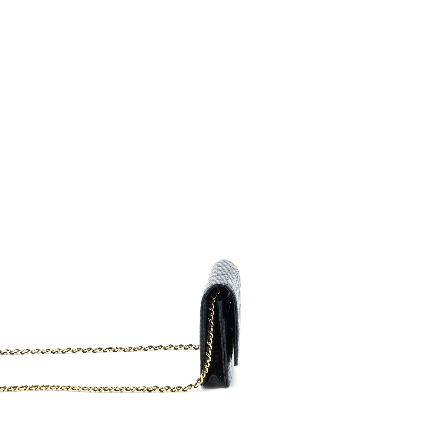 Chanel Limited Wallet On Chain Calfskin Black