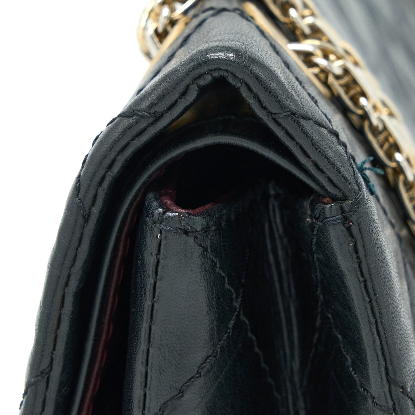 Chanel 2.55 227 Maxi Reissue Flap Bag Aged Calfskin Black L