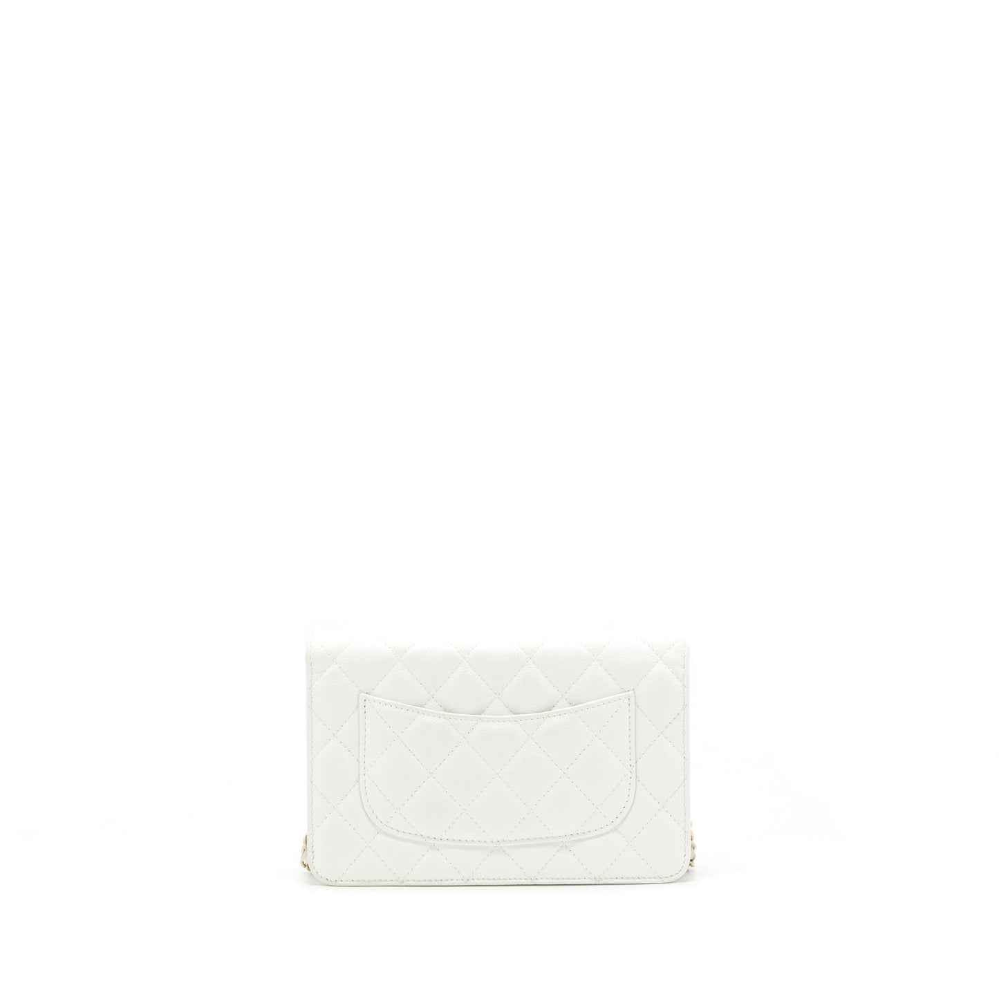 Chanel 21C Wallet On Chain Limit Edition Caviar White L
